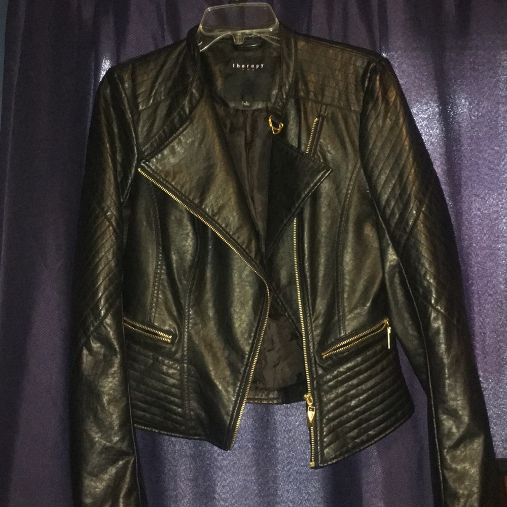 Black leather Jacket